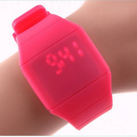 Vogue-Silikon Touch Screen LED Digital Spiegelflächen-Uhr für Schüler