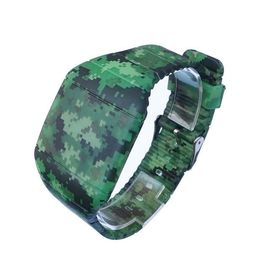 Nicht- verblassen 3D Mann-Digital-Armbanduhren des Druck-LED mit Muster, Militär-LED-Uhr