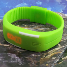 Touch Screen der Mode-Silikon-Männer führte Digital-Sport-Armbanduhr