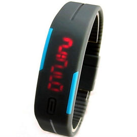 Touch Screen der Mode-Silikon-Männer führte Digital-Sport-Armbanduhr