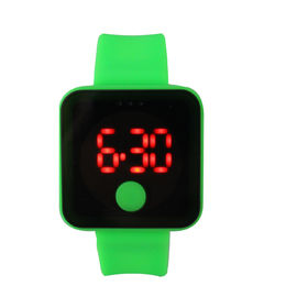 Kundenspezifische bunte Armbanduhr LED Digital mit weichem Bügel, Lithium-Batterie