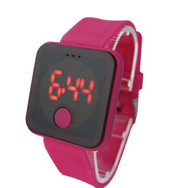 Kundenspezifische bunte Armbanduhr LED Digital mit weichem Bügel, Lithium-Batterie