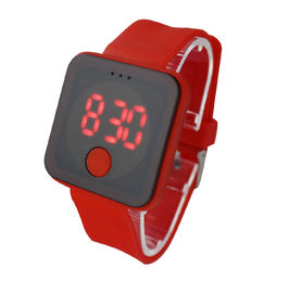 Kundenspezifische bunte Armbanduhr LED Digital mit weichem Bügel, Lithium-Batterie