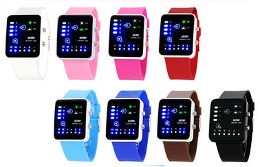 Armbanduhr des Silikon-LED Digital
