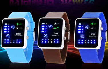 Armbanduhr des Silikon-LED Digital