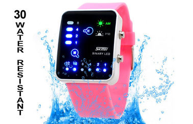Armbanduhr des Silikon-LED Digital