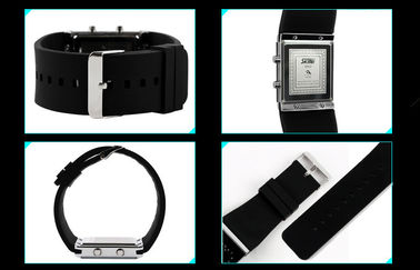 Armbanduhr der Mädchen-LED Digital, blauer Silikon-Bügel-elektronische Uhren