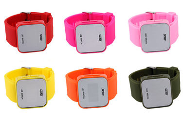 Digitaluhr Wommens rosa ABS Armbanduhr 1 Kasten-LED ATM-Wasser-beständiges