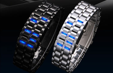 Beständige LED Digital Armbanduhr des Wasser-, Mann-Eisen-Samurai-Uhr