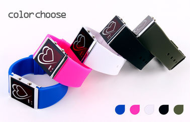 Armbanduhr-Herz-Art-Paare EL-Hintergrundbeleuchtungs-Spiegel-Uhr LED Digital