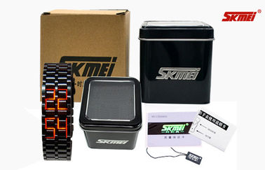 Uhr der Skmei-Mann-Eisen-Samurai-Lava-LED, Armbanduhr LED Digital
