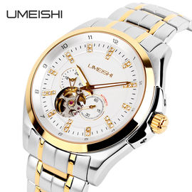 Maschinen-automatische Metallbügel-Uhr-Männer intelligente Skeleton Visiable-Luxusstruktur