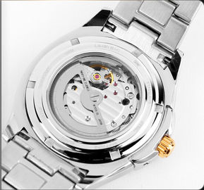 Maschinen-automatische Metallbügel-Uhr-Männer intelligente Skeleton Visiable-Luxusstruktur