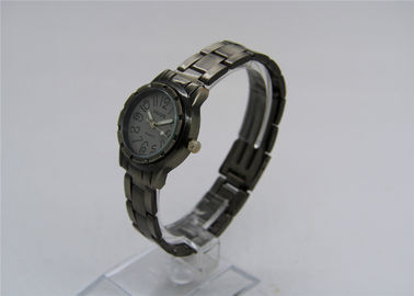 Verzinken Sie Batterie der Legierungsbronzefarberunde Metallarmbanduhr SR626SW