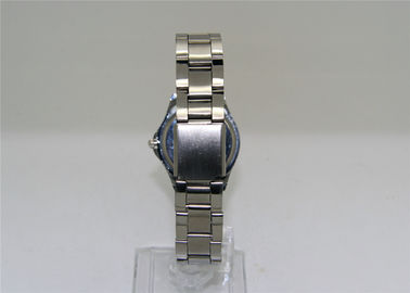 Runde analoge Augen Bewegung 3 Legierungskasten Damen-Metal Strap Watch Japan entwerfen