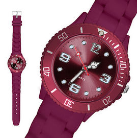 Förderndes kundenspezifisches Unisexsilikon-Bügel-Uhrenarmband 43mm mit Adjudable-Bügel