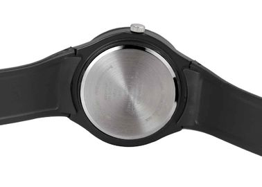 Kühle schwarze Sport-analoge Herr-Plastikquarz-Uhr Japan Movt mit Batterie