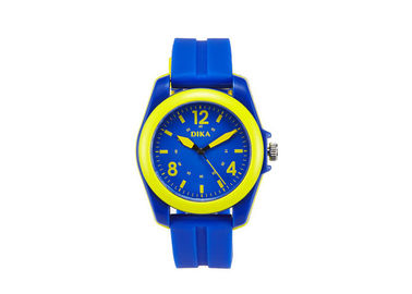 Fördernde bunte Plastikquarz-Uhr mit PMMA-Gesicht, Armbanduhren für Jungen
