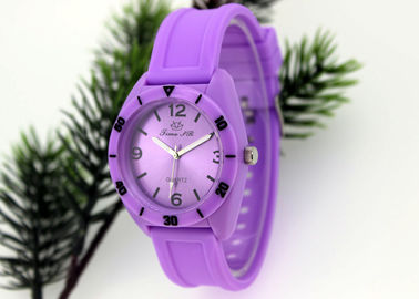 Bewegungs-Quarz-Uhr 39MM x 39 Millimeter Jugend-Japan mit Silikon-Bügel