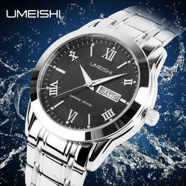 Mann-Quarz-Uhr Japans Movt, wasserdichte leichte Geschäfts-Vogue-Armbanduhren
