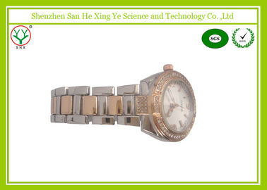 Mode-silberne Japan-Bewegungs-Quarz-Uhr, Edelstahl-Armbanduhren