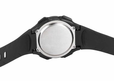 Schwarze wasserdichte Sport-Uhr PUs für Mann, Herr-Chronograph