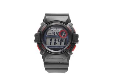 Wasserdichte Sport-Uhr schwarze Japan-Bewegung LCD mit EL-Hintergrundbeleuchtung/ABS Kasten