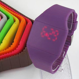 Noten-Sport-Silikon-Manschetten-Uhr Digital LED wasserdicht für Kinder
