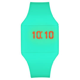 Wasserdichte Sport-Silikon-Manschetten-Uhr, Touch Screen geführte Uhr