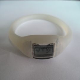 Kundenspezifische Weihnachtsgeschenk-Silikon-Sport-Uhr mit Pedometer