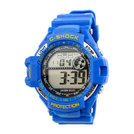 Silikon-der Quarz-Armbanduhr der wasserdichten Multifunktions-Digital-Sport-Uhr-Männer