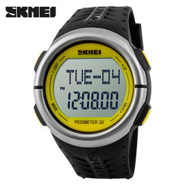 Edelstahl-hintere Herzfrequenz-Sport-Uhr wasserdichte Japan/China-Bewegung