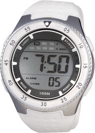 Mann-runde sportliche Herr-Digitaluhr mit 100m Wasser-beständigem Chronographen