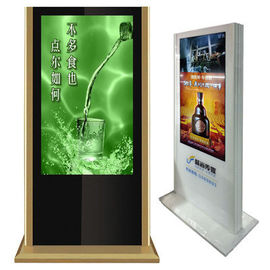 Kundenspezifischer Touch Screen Boden-stehende digitale Beschilderung 450cd/m2-Plug-and-Play