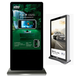 Kundenspezifischer Touch Screen Boden-stehende digitale Beschilderung 450cd/m2-Plug-and-Play