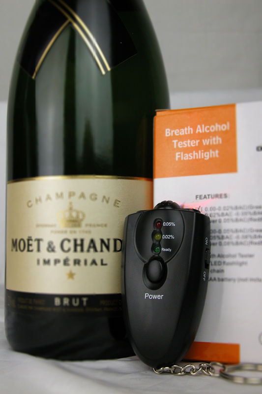 Mode und tragbarer Entwurf führten Alkohol-Prüfvorrichtung macht--weg Keychain-Selbstfackel